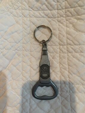 Sam Adams Light Bottle Opener Keychain - Gunmetal